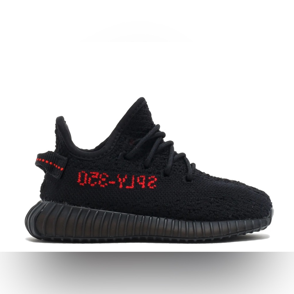 YEEZY BOOST 350 V2 BLACK RED INFANT 8K